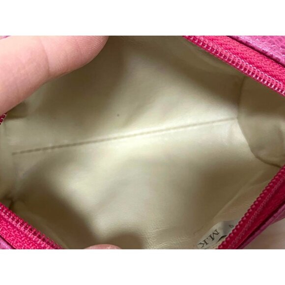 Authentic CHANEL CC Caviar Leather Coin Case Cosmetic Makeup Case Pouch Pink - Picture 7 of 12